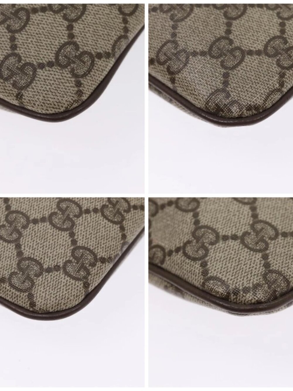 GUCCI GG Supreme Web Sherry Line Shoulder Bag PVC Beige 904 02 047 Auth 87866 - Picture 16 of 16
